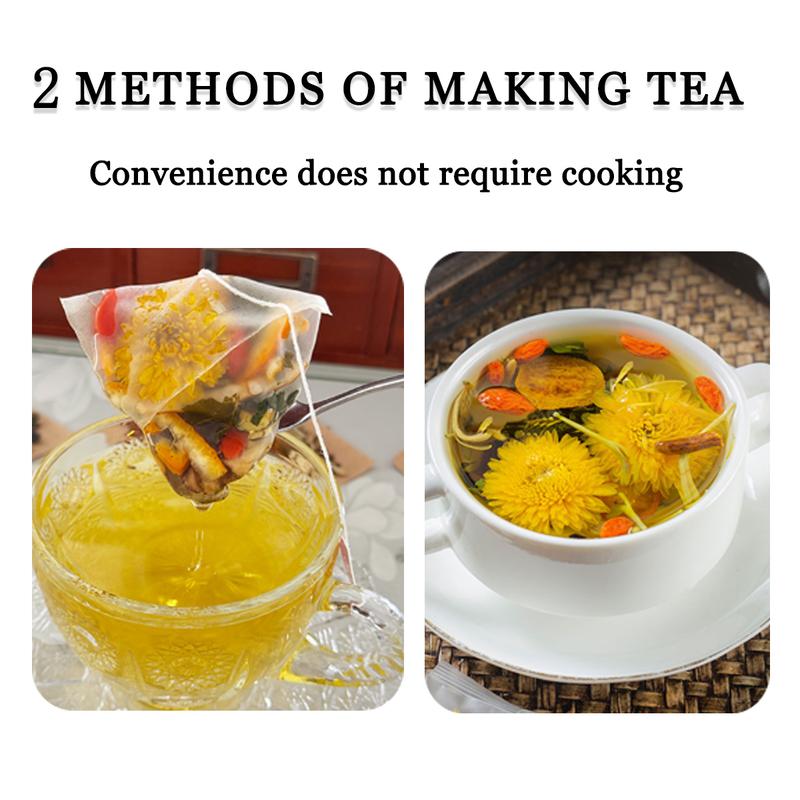 Goji Berry Chrysanthemum Tea -A natural blend of eight herbal ingredients,Dandelion, wolfberry, honeysuckle, chrysanthemum-V