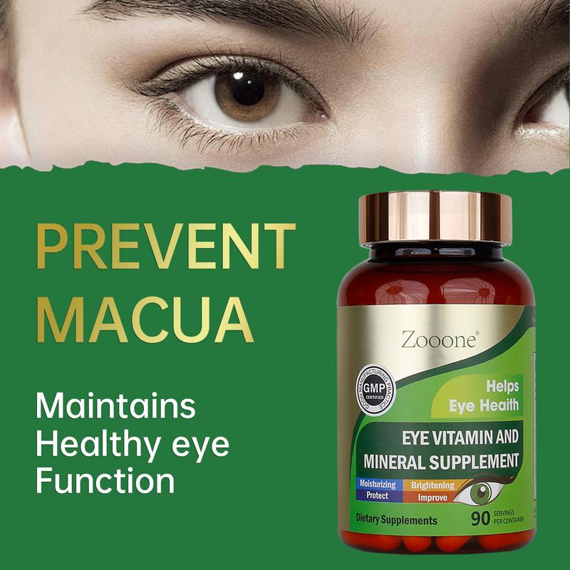 Premium Eye Vitamins with Lutein, Zeaxanthin & Bilberry -V