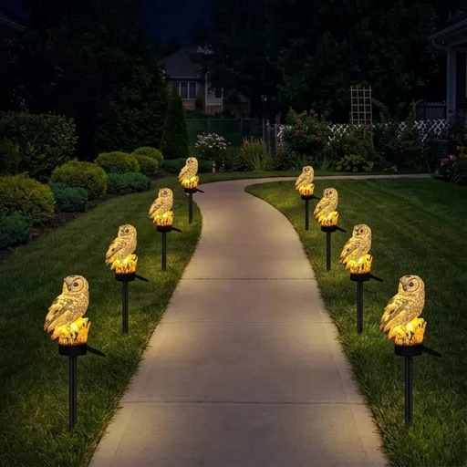 🔥Last Day Special 62% OFF🔥 Waterproof Solar Owl Light-CU