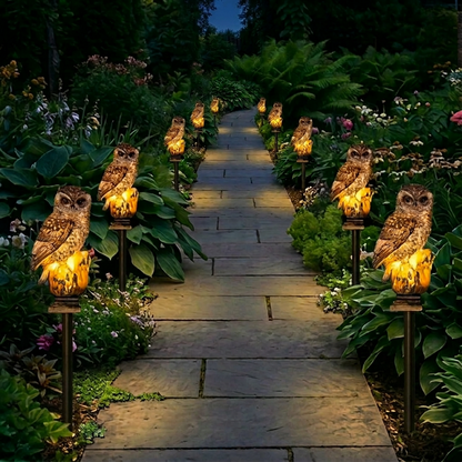 🔥Last Day Special 62% OFF🔥 Waterproof Solar Owl Light-CU