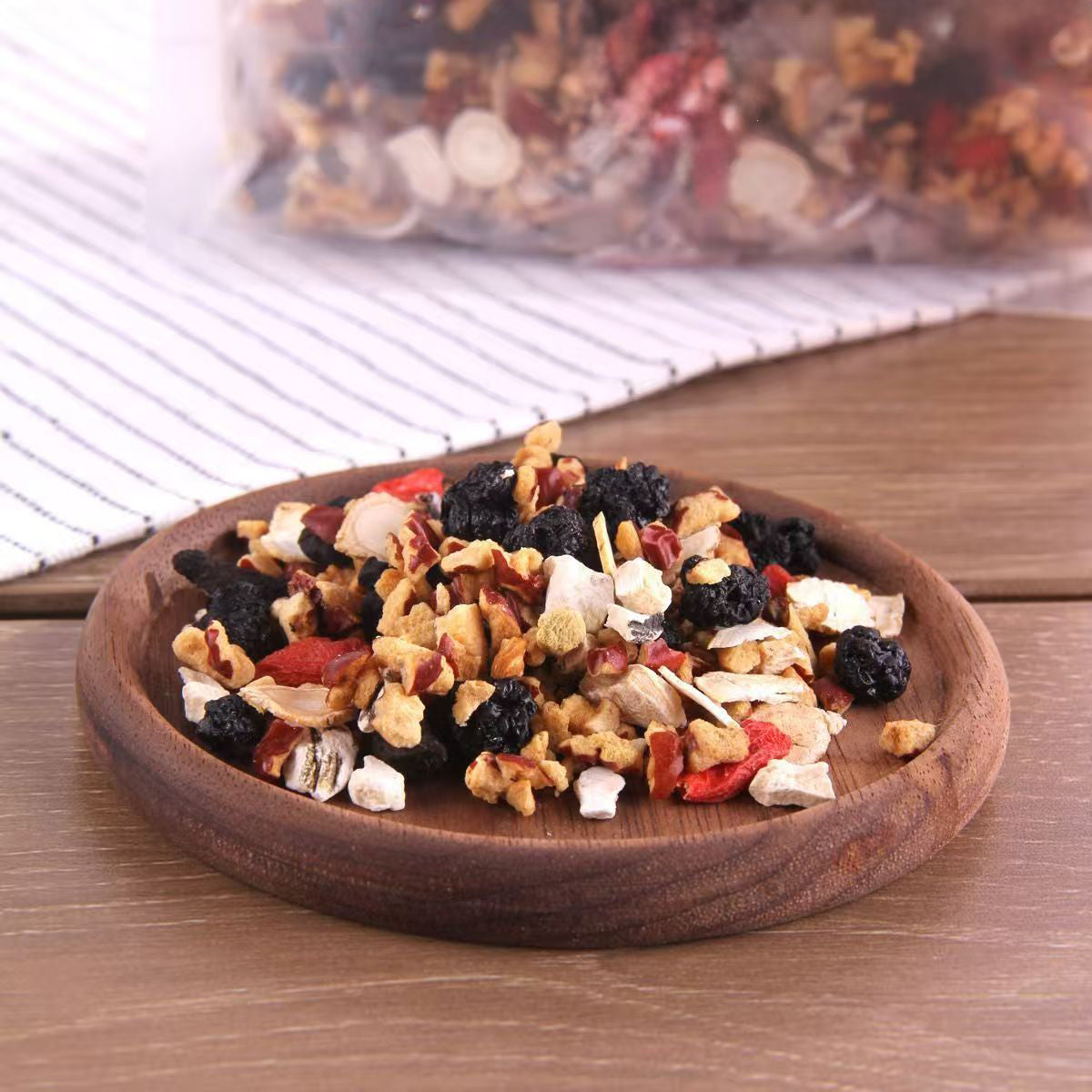 Kidney-tonifying tea formula with multiple precious ingredients-CU