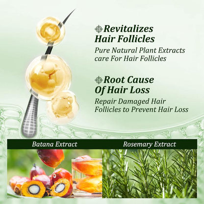 Batana Oil Shampoo -Promote Hair Growth, Strengthening-CU