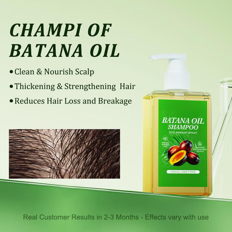 Batana Oil Shampoo -Promote Hair Growth, Strengthening-CU