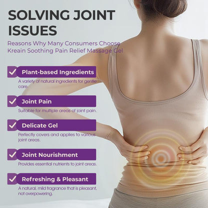 Body Massage Gel: Nurtures Joints, Knees, Elbows and Shoulders-WH