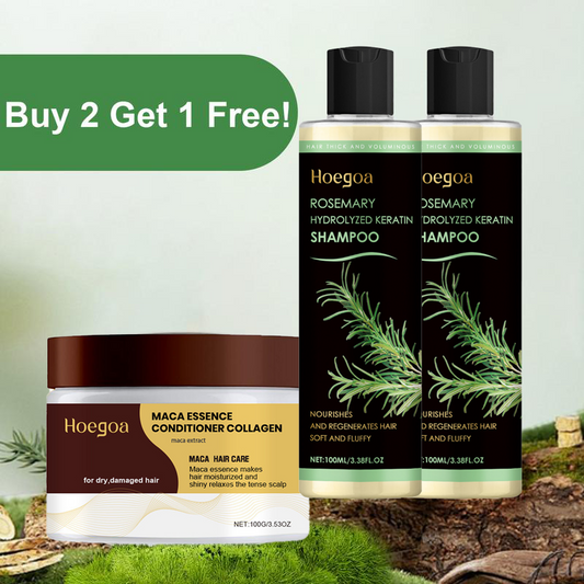 Buy 2 Get 1 Free! Rosemary Shampoo+Conditioner Collagen-CU
