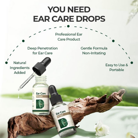 Ear Care Drops Gentle Formula, Non-Irritating Gentle Formula, Easy to Use & Portable deals for your days-V