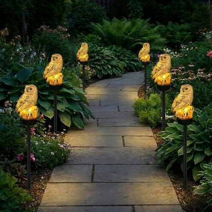 🔥Last Day Special 62% OFF🔥 Waterproof Solar Owl Light-CU
