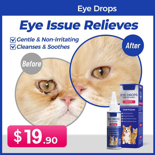 Pet Eye Drops – Blueberry Soothing Formula for Allergy & Irritation-V