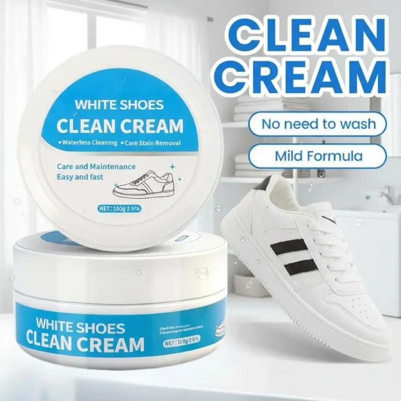 Multipurpose No-Wash White Shoe Clean Cream-$ALB