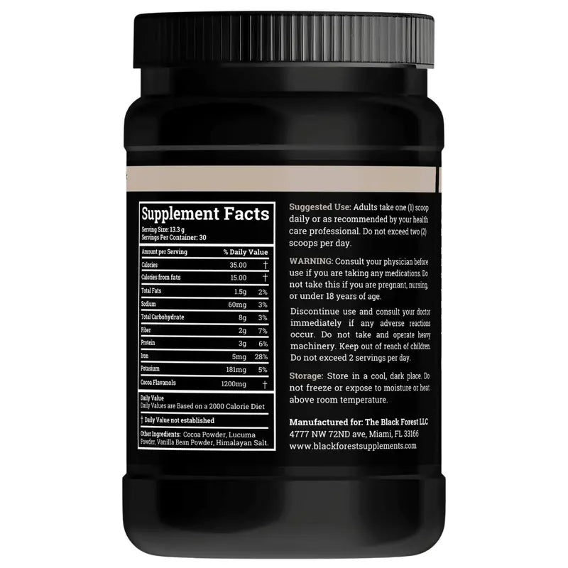 High Flavanol Cocoa Powder Supplements Cocoa Flavanols & Flavonoids | High Flavanol Cocoa Powder-V